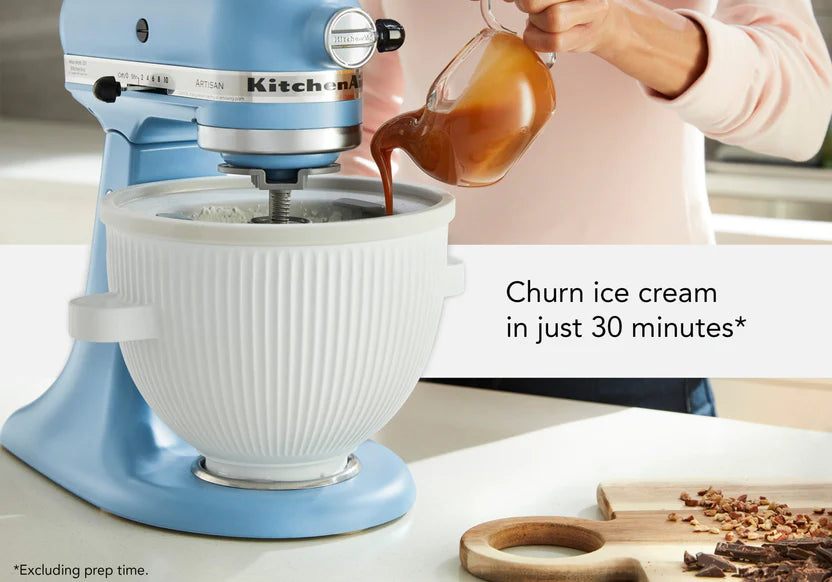 artisan standmixer ksm192 mit kippbarem rührkopf eisschüssel-set