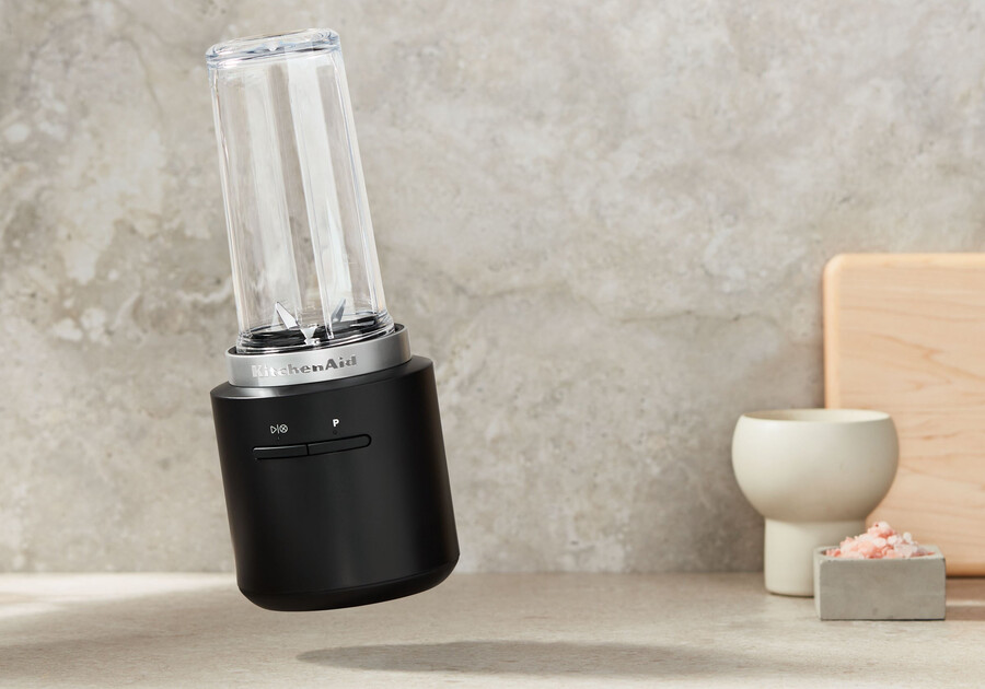 kabelloser personal blender ohne akku mattschwarz