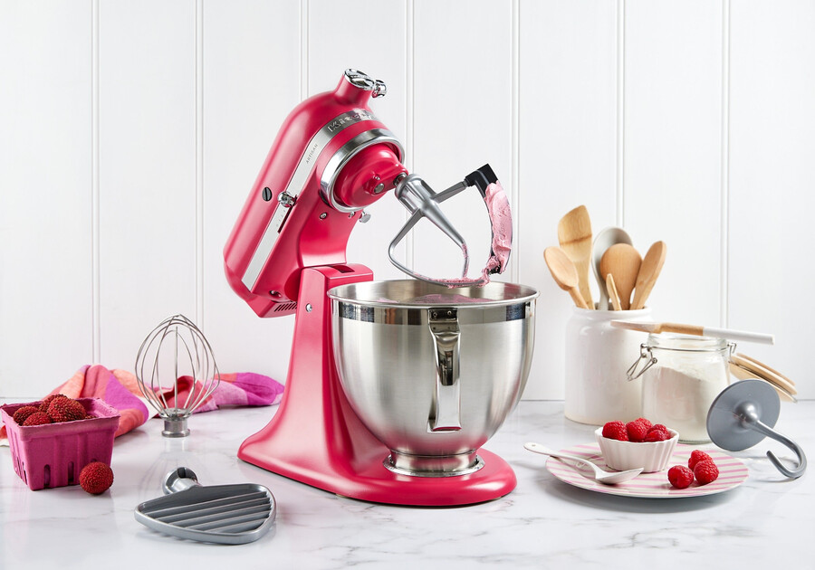 artisan standmixer mit kippbarem kopf - hibiskus ksm195