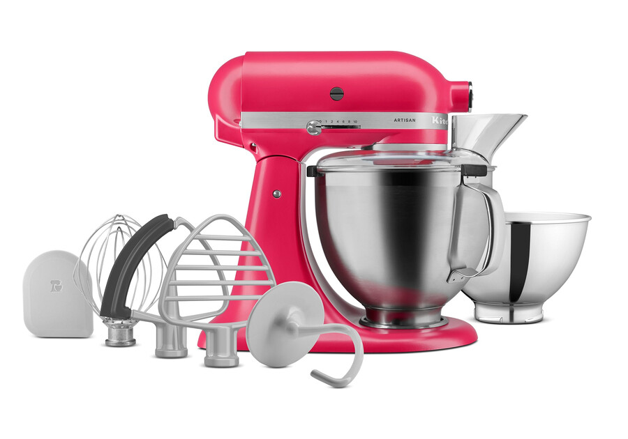 artisan standmixer mit kippbarem kopf - hibiskus ksm195