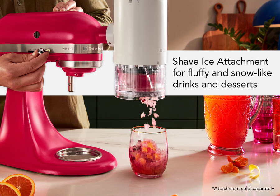 artisan standmixer mit kippbarem kopf - hibiskus ksm195